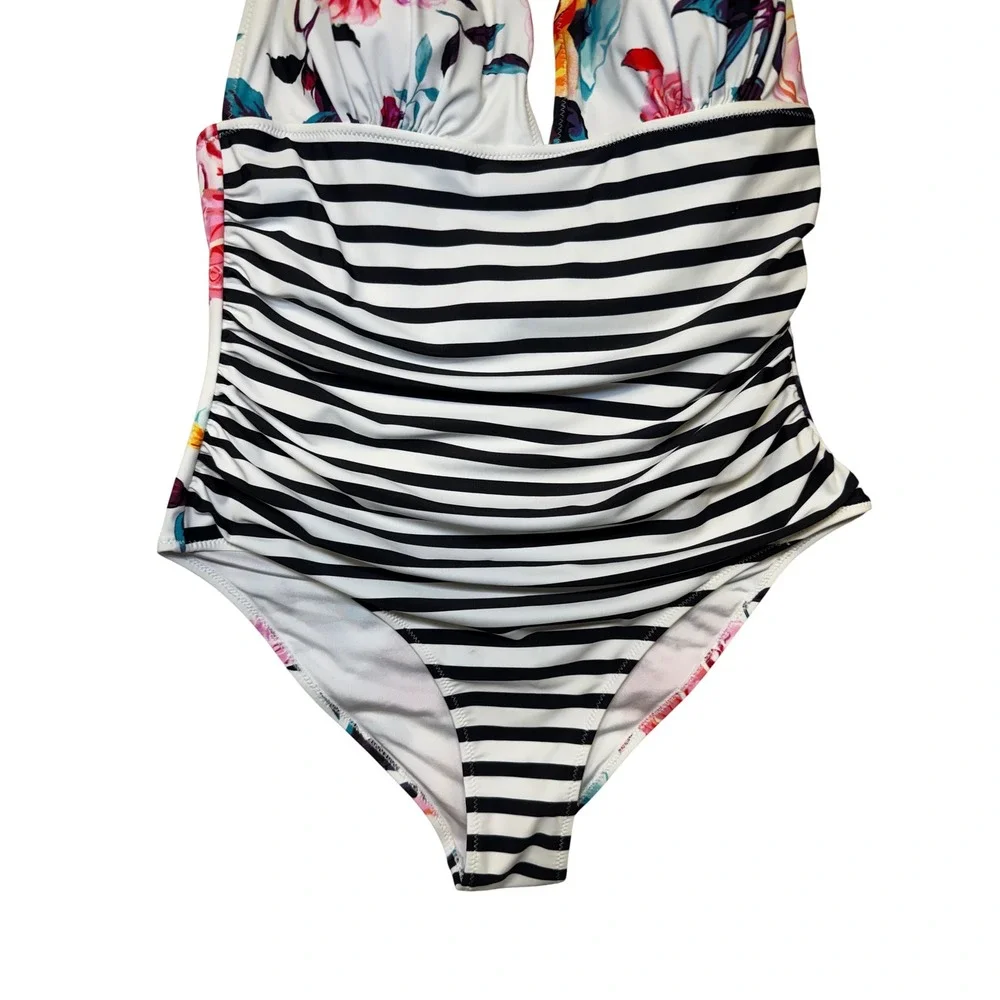 Cupshe floral stripe
